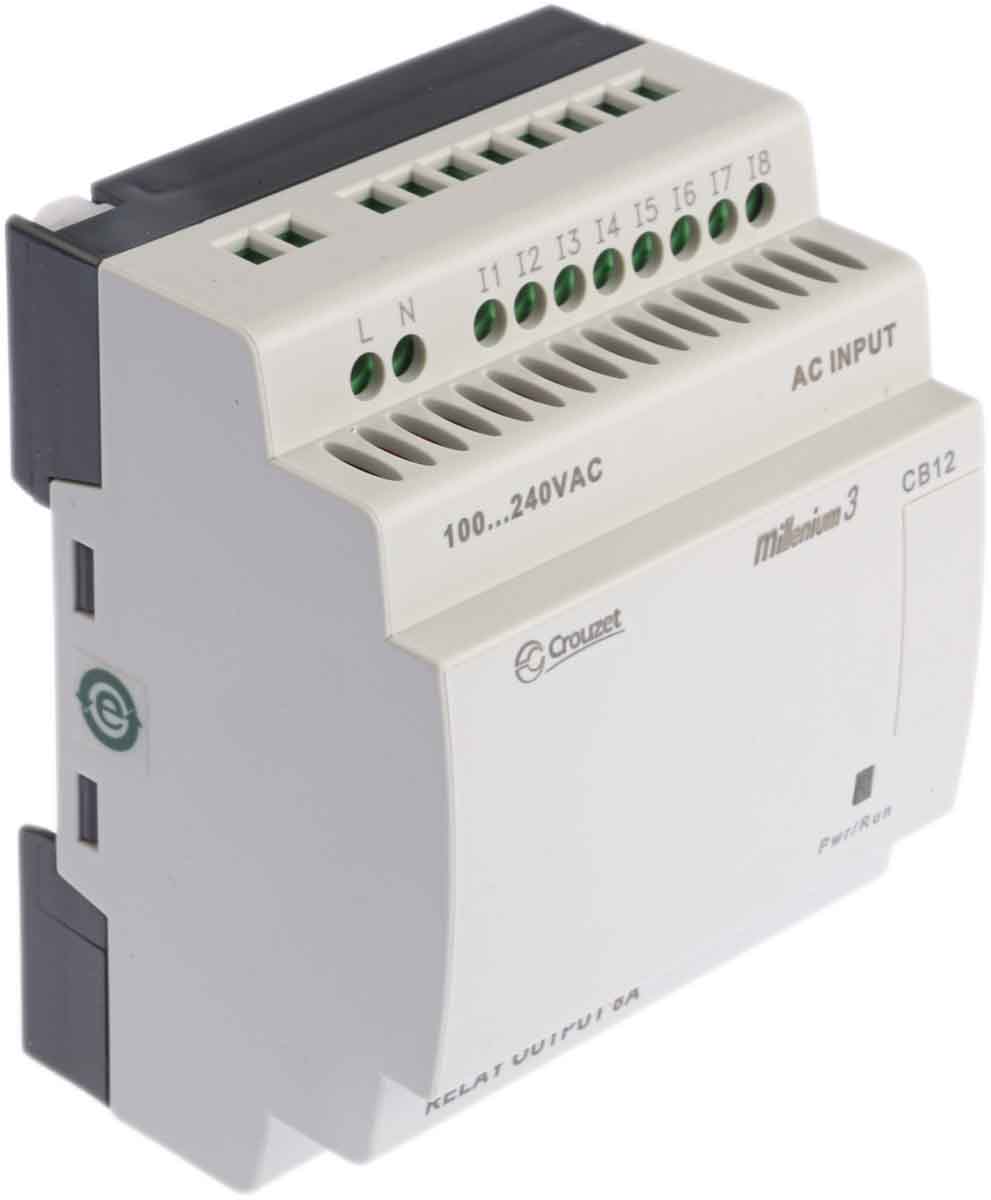 88974023 Crouzet Millenium 3 Series Logic Module, Relay Output, 8-Input, Digital Input