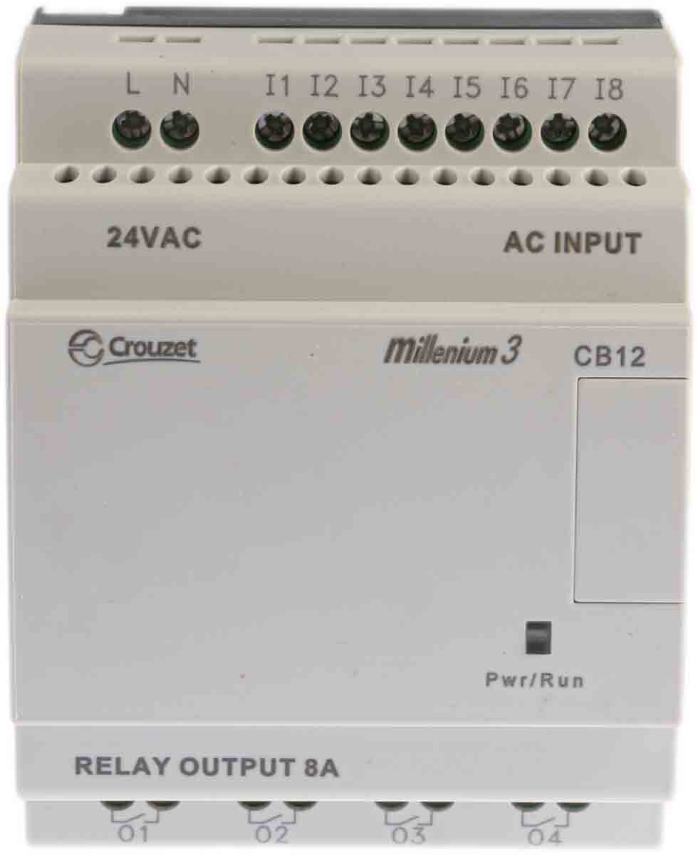 Crouzet Millenium 3 Series Logic Module, Relay Output, 8-Input, Digital Input