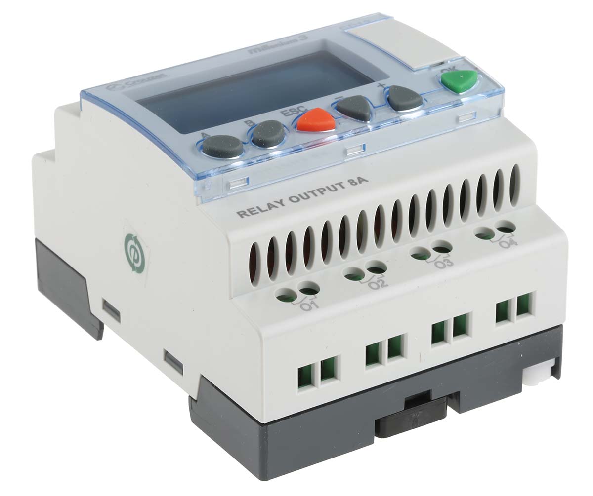 88974043 Crouzet Millenium 3 Series Logic Module, Relay Output, 8-Input, Digital Input