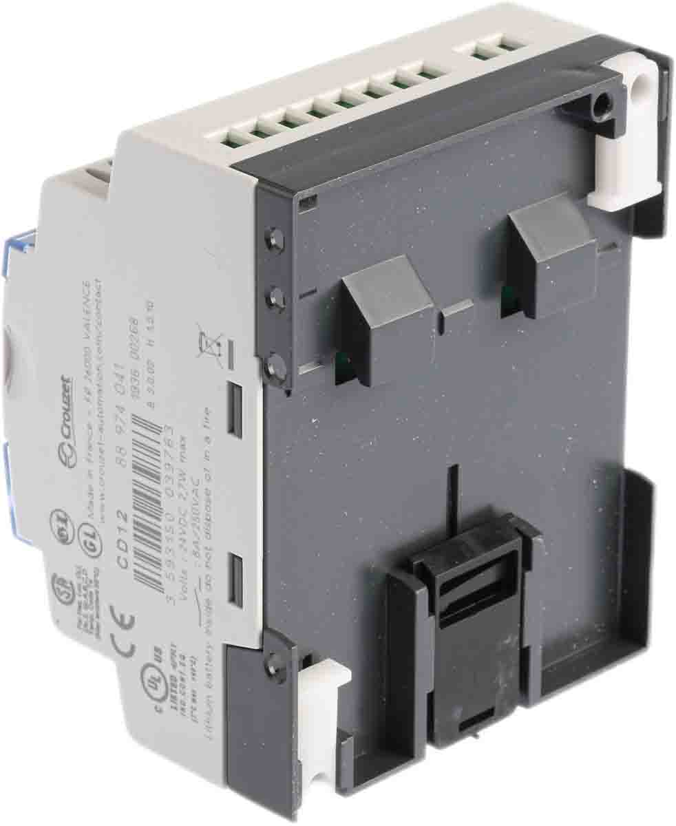 88974080 Crouzet Millenium 3 Series Logic Module, Relay Output, 8-Input, Analogue, Digital Input
