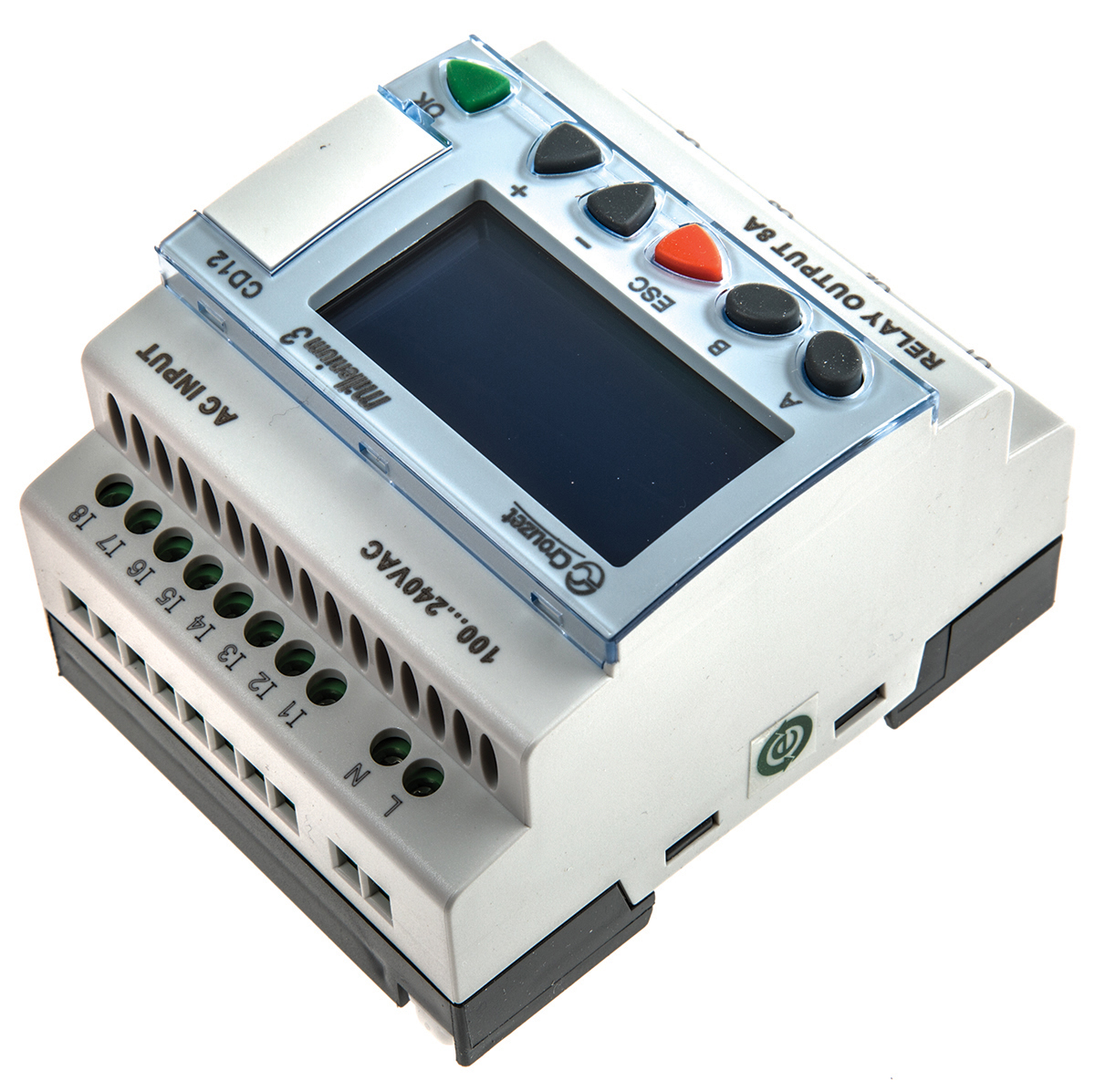 88974081 Crouzet Millenium 3 Series Logic Module, Relay Output, 8-Input, Digital, Analogue Input