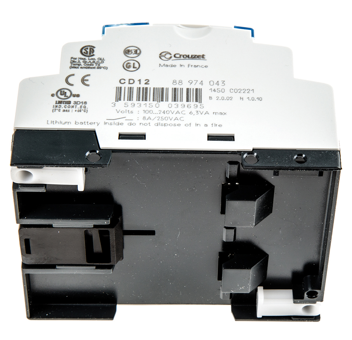88974081 Crouzet Millenium 3 Series Logic Module, Relay Output, 8-Input, Digital, Analogue Input