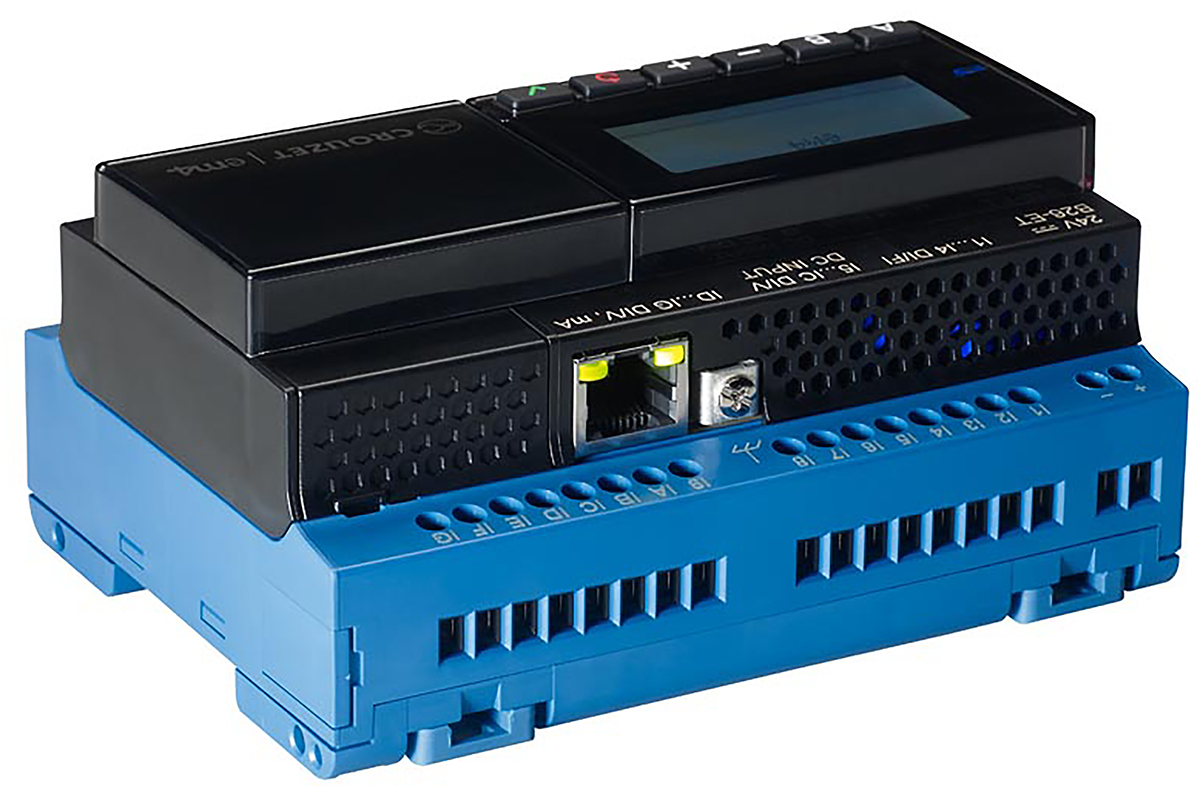 88981133 Crouzet em4 Series PLC CPU, Relay, PWM Output, 6-Input, Digital, Analogue Input