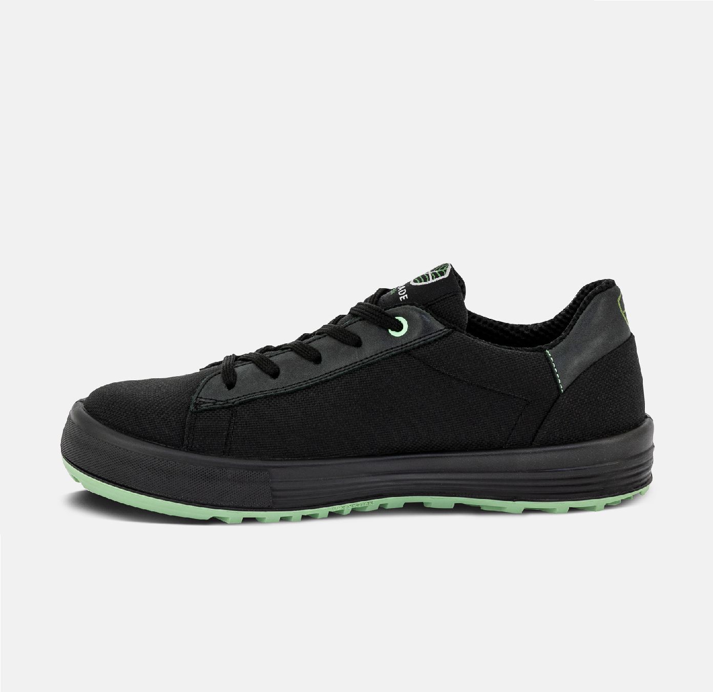 07verger7824pt43 Parade VERGER Unisex Black Stainless Steel Toe Capped Safety Trainers, UK 9, EU 43