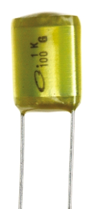 Nichicon YX Polyester Film Capacitor, 100V dc, ±10%, 68nF, Radial