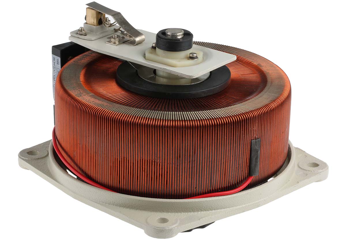 890-2787 RS PRO Variac, 1 Output, 1 Phase 3.6 kVA, 240 V 240 V, 0 to 270 V
