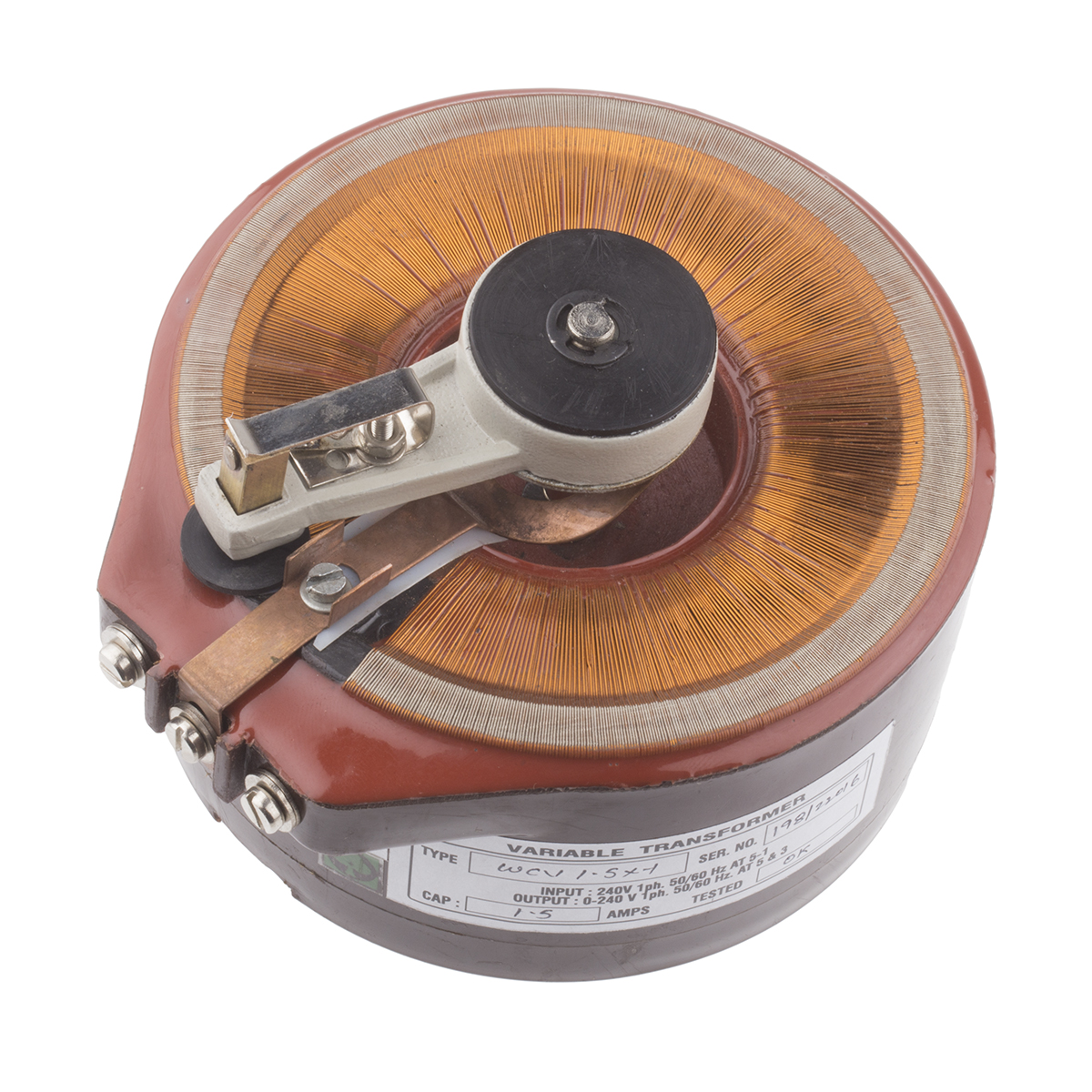 890-2822 RS PRO Variac, 1 Output, 1 Phase 360 VA, 240 V 240 V