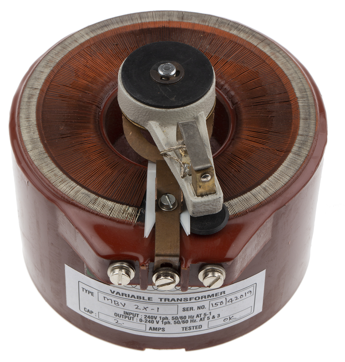890-2831 RS PRO Variac, 1 Output, 1 Phase 480 VA, 240 V 240 V
