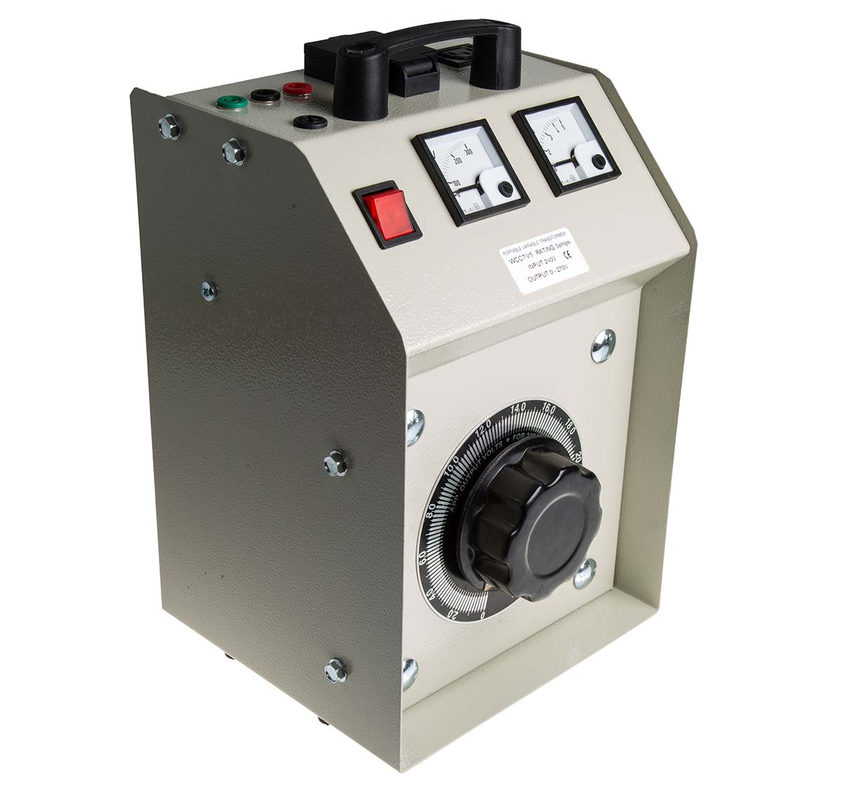 890-2878 RS PRO Variac, 1 Phase 1.2 kVA, 240 V ac 240 V ac