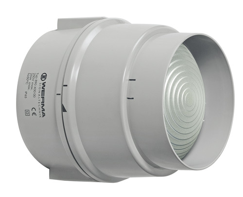 89048068 Werma BWM 890 Series Green, Red, Yellow Steady Beacon 230V ac, LED Bulb Base, IP65