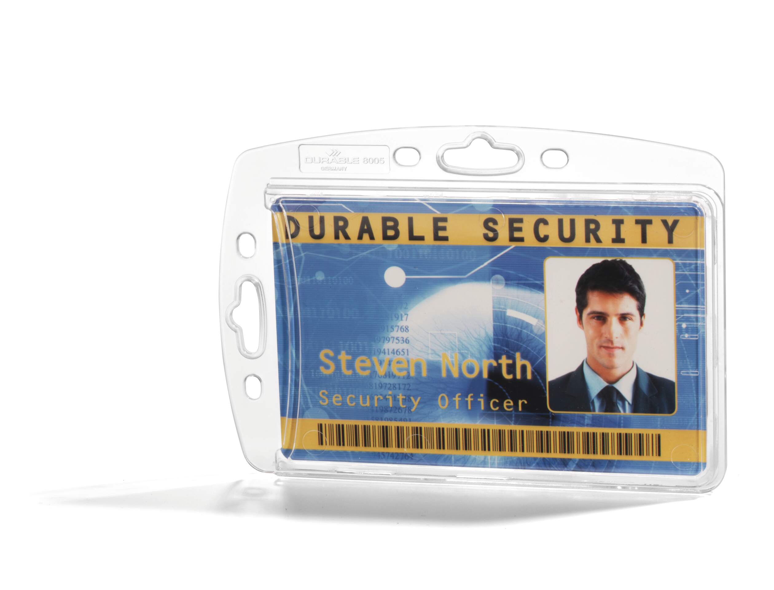 890519 Durable Transparent Acrylic Name Badge