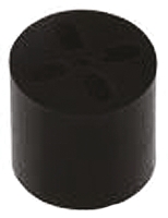 Keystone 6.5 mm Diameter LED Holder for use with 3 mm (T-1) LED, 5 mm (T-1 3/4) LED