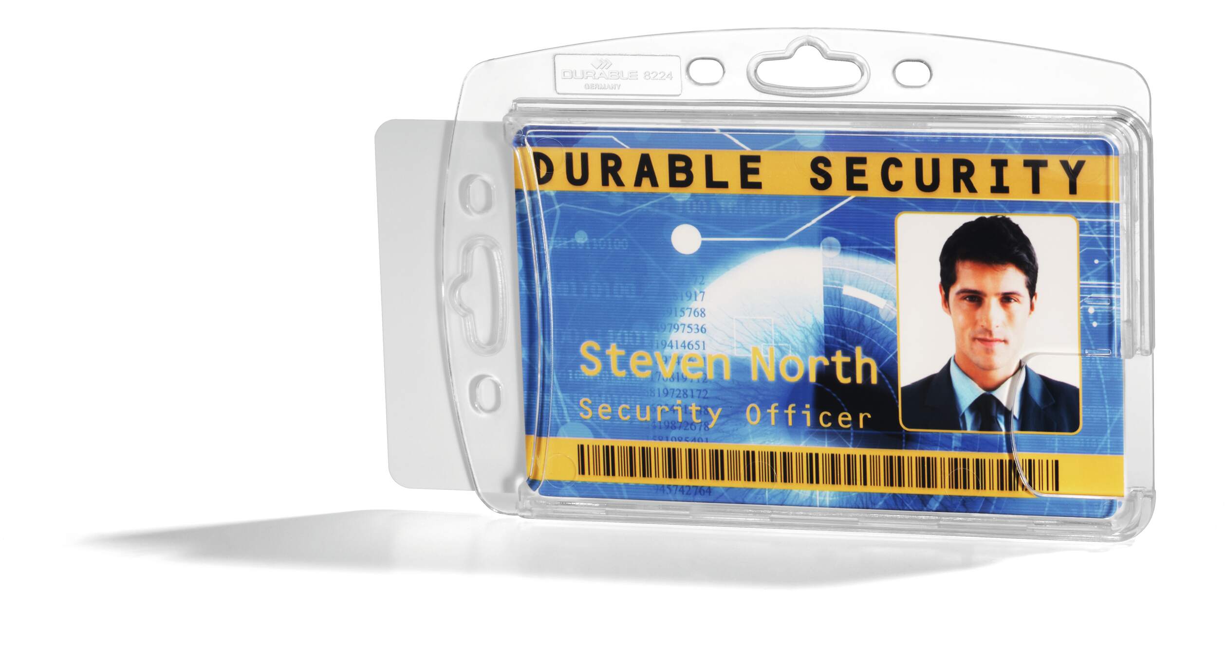 892419 Durable Transparent Acrylic Name Badge