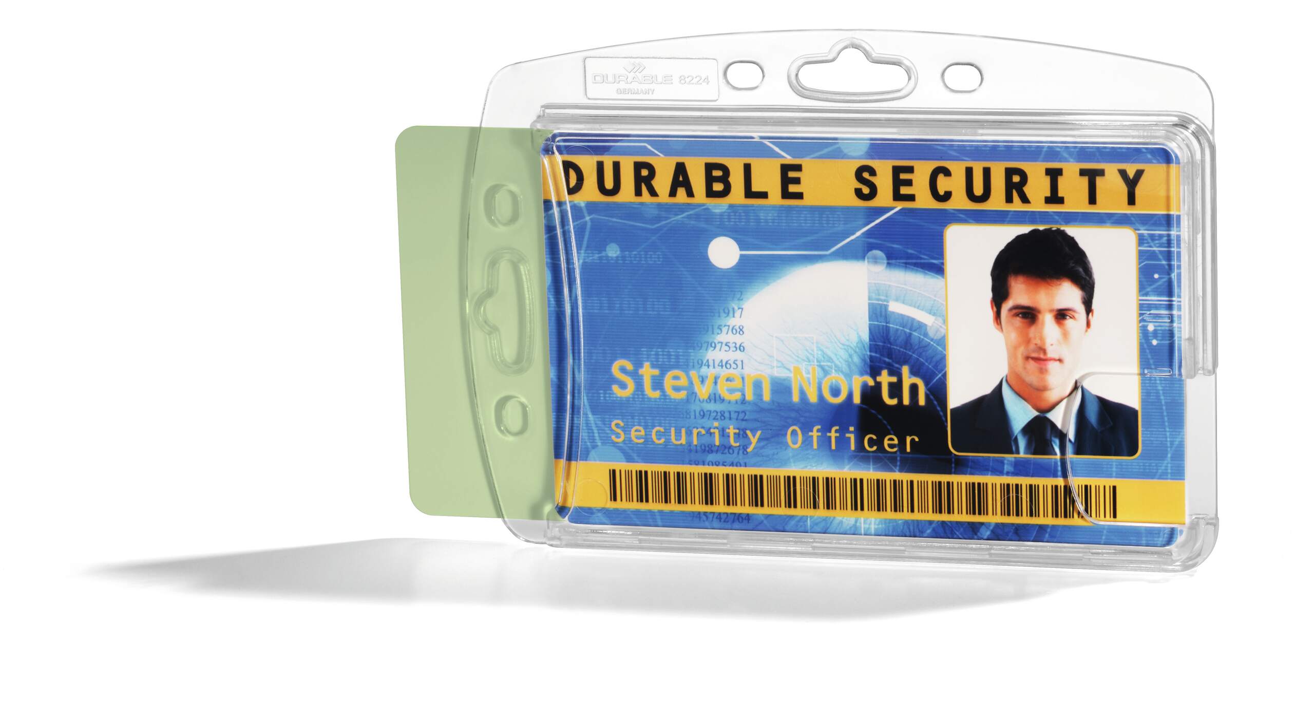 892419 Durable Transparent Acrylic Name Badge