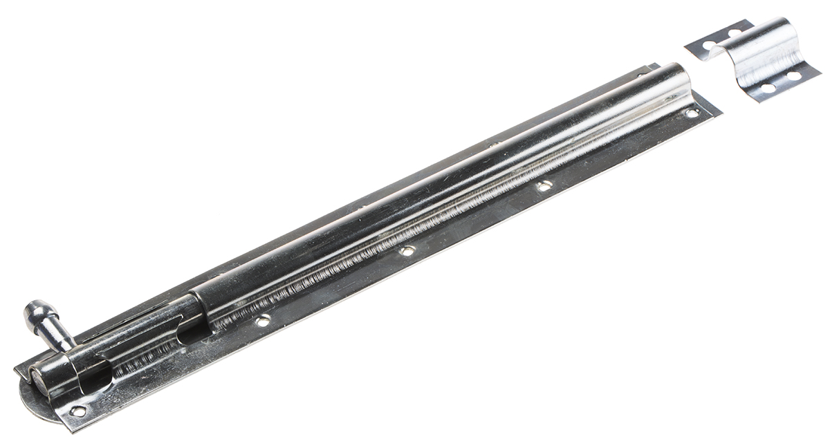 RS PRO Steel Zinc Plated Door Bolt 310 mm