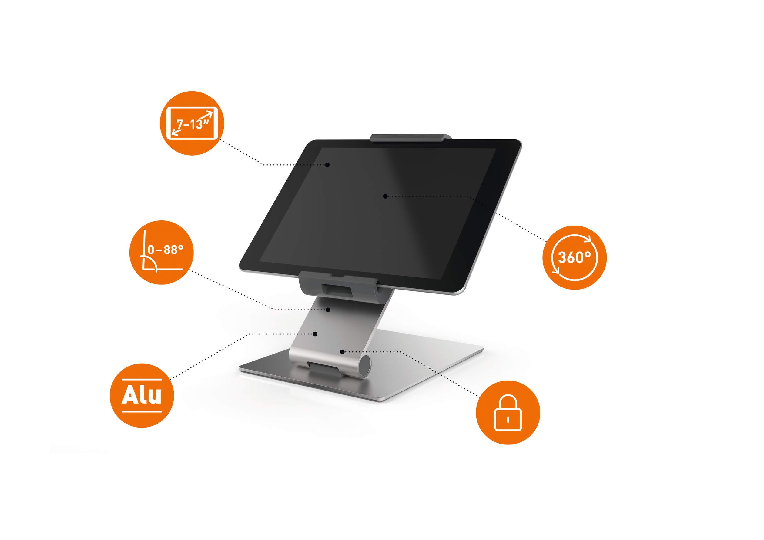 893023 Durable Tablet Stand Tablet Stand for use with Tablet