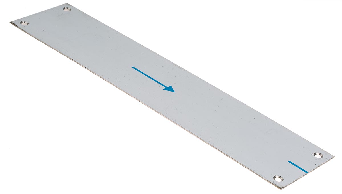 RS PRO Stainless Steel Screw Push Plate