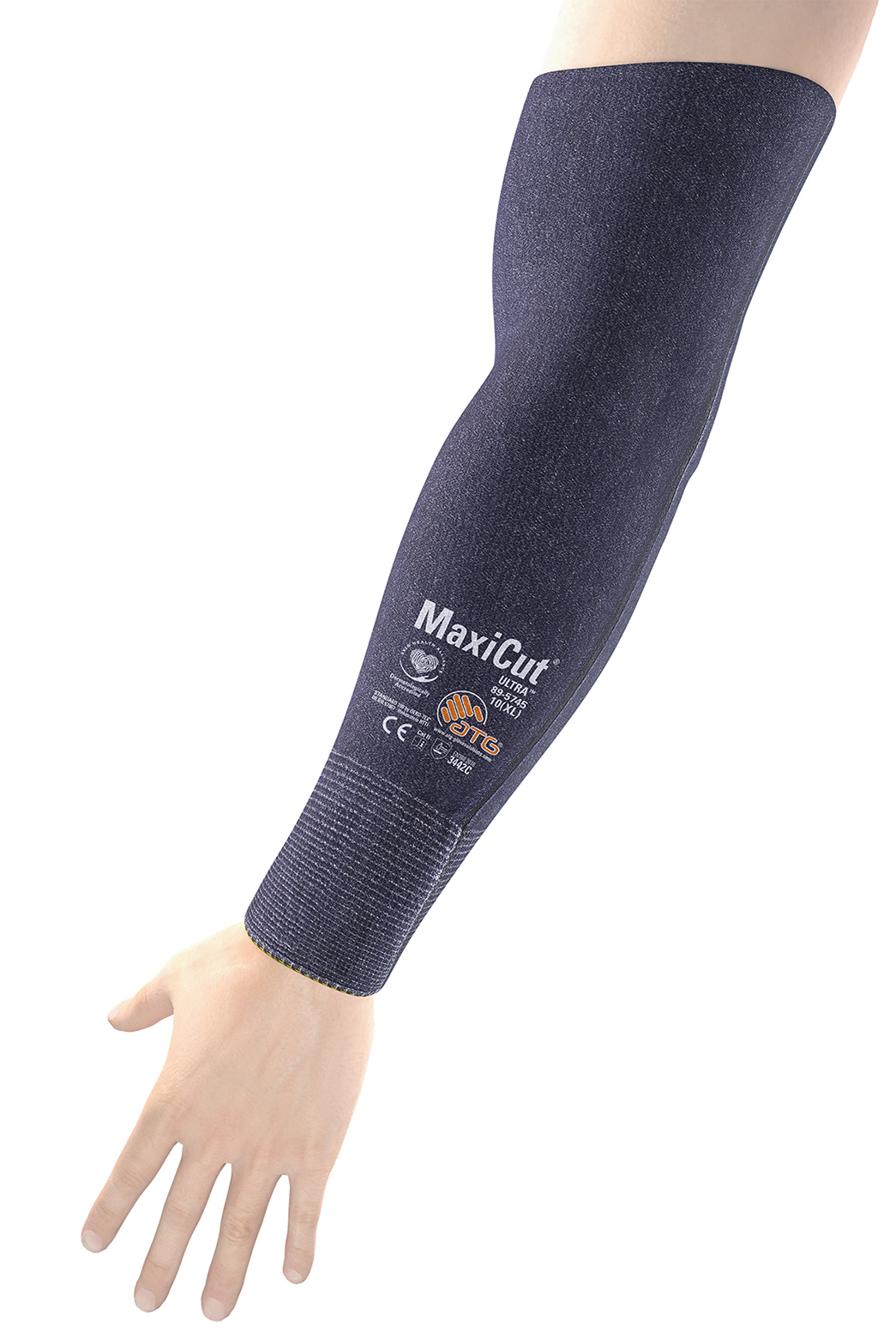 ATG MaxiCut Ultra Blue Reusable Nylon, Polyester, Spandex, Tungsten, UHMWPE Arm Protector