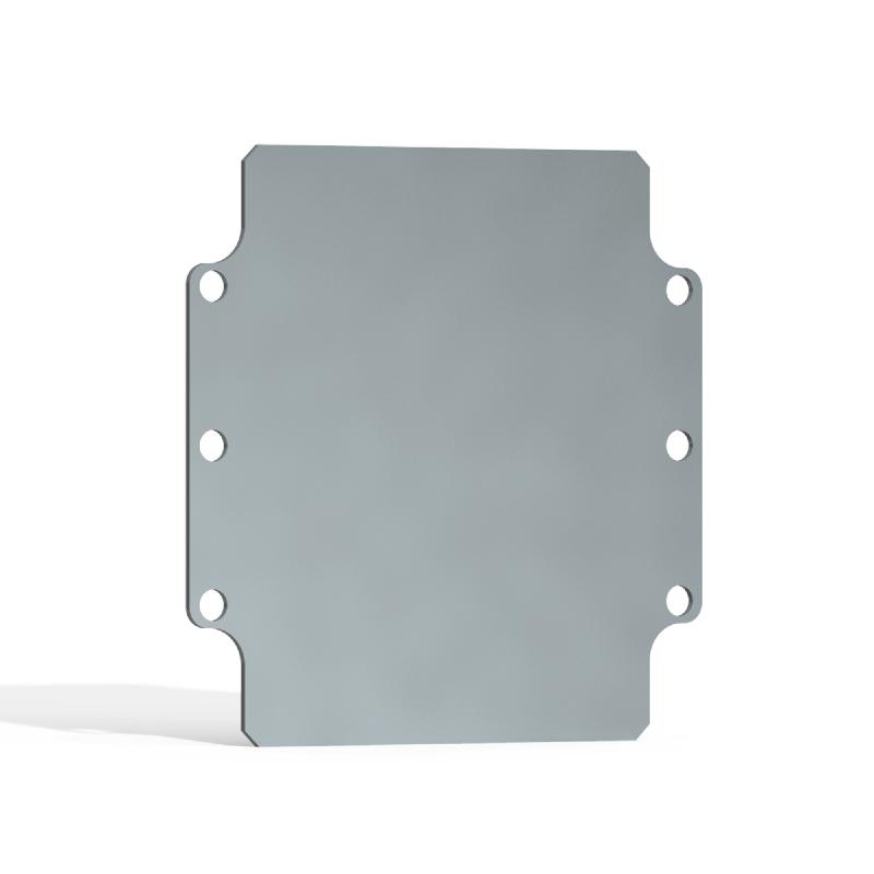 nVent HOFFMAN HMP Series Galvanised Steel Mounting Plate, 220mm W, 122mm L for Use with Enclosures