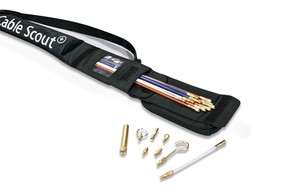 HellermannTyton Cable Rod Tuff Hook, Beam, Blue Rods X 2, Domed Bullet, Flat Bullet, Gender Changer, Lead, Mini Eye, Red