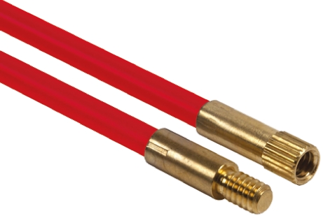 HellermannTyton Cable Rod Red Rods x 2