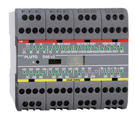 Pluto 2TLA Series Safety Controller, 24 Safety Inputs, 6 Safety Outputs, 24 V dc