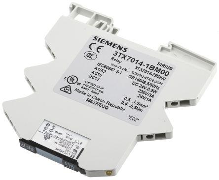 3tx7014-1bm00 Siemens 3TX7014-1BM00, Interface Relay with NO/NC Contacts, 24 V dc Coil