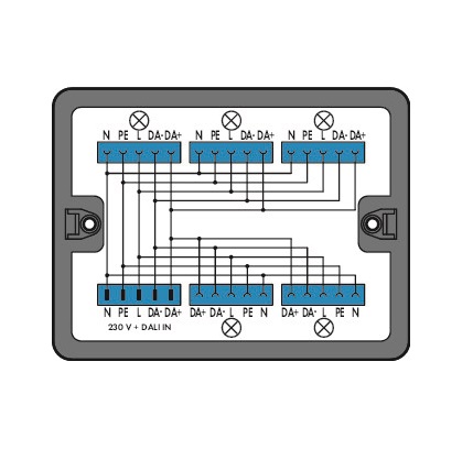 WAGO Distribution Board 25A 5 Way