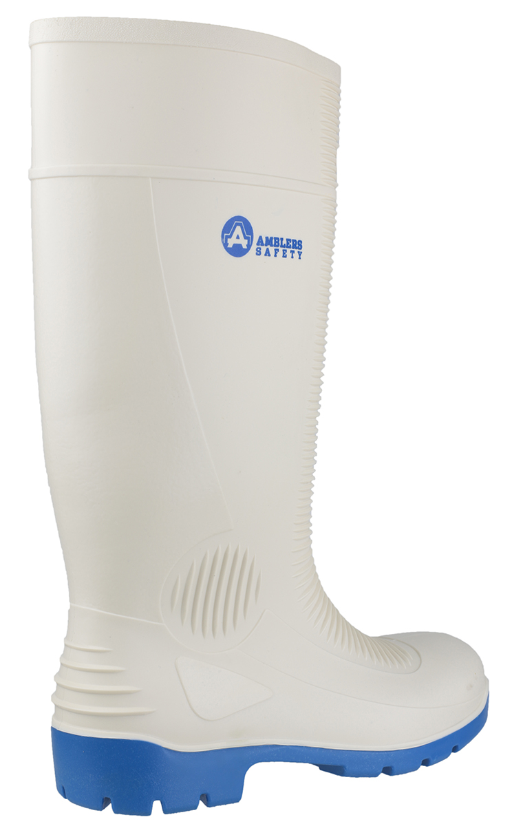 899-7700 Amblers FS98 White Steel Toe Capped Unisex Safety Boots 6, EU 39 EN ISO20345
