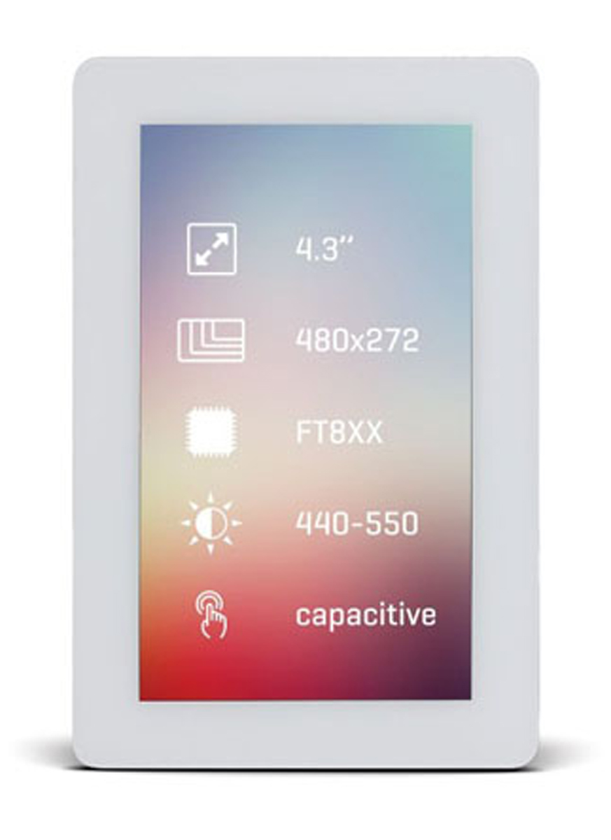 MikroElektronika MIKROE-2167 TFT LCD Colour Display / Touch Screen, 4.3in, 480 x 272pixels