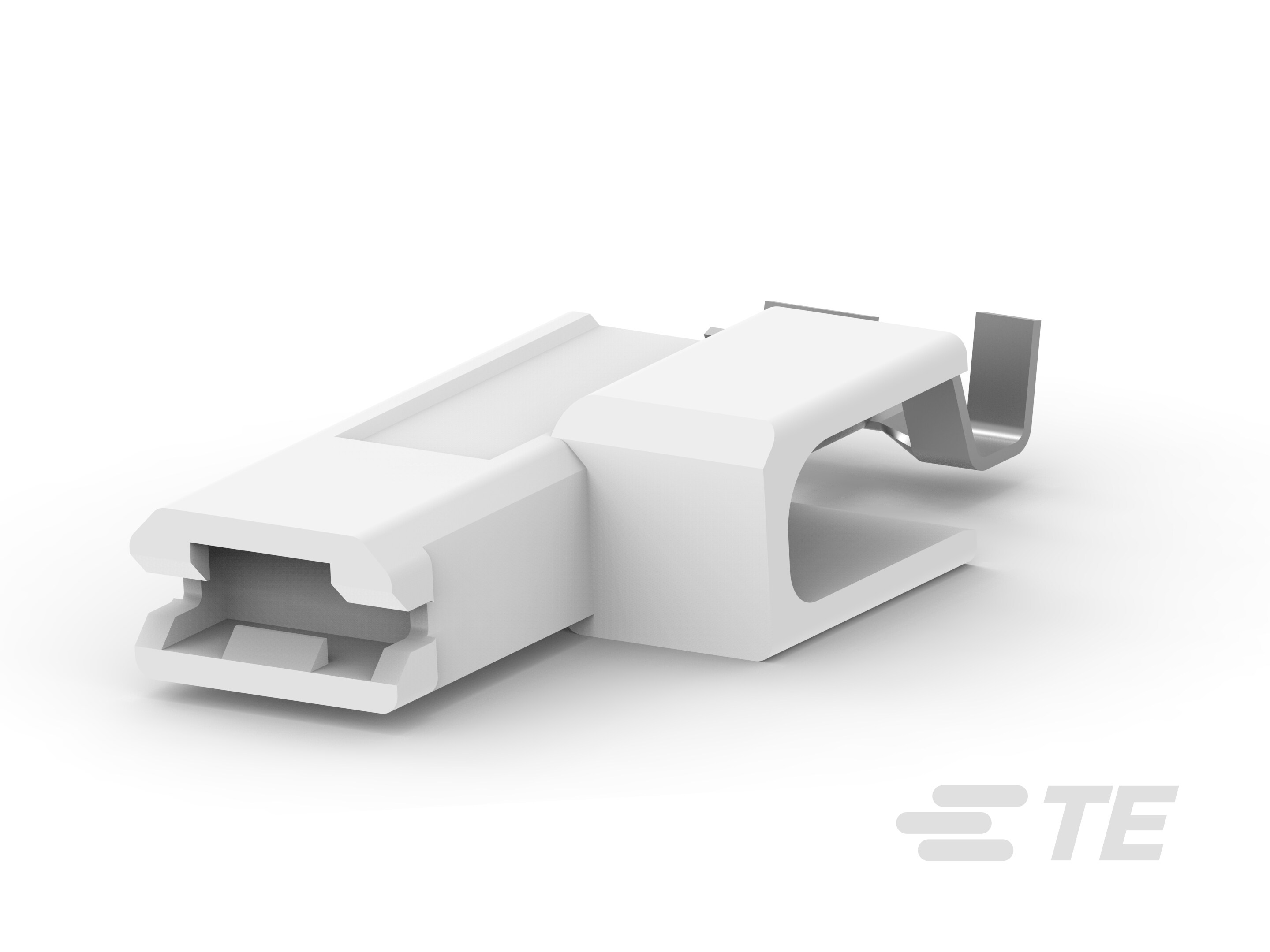 TE Connectivity UltraPod White Insulated Spade Connector, Quick Disconnect Terminal, 4.75 x 0.81mm Tab Size