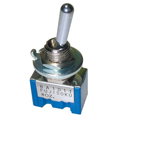 Nidec Components Toggle Switch, PCB Mount, On-On, SPDT, Terminal Terminal