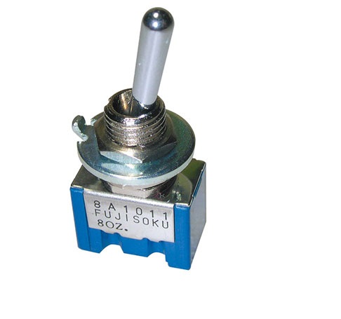 Nidec Components Toggle Switch, PCB Mount, On-Off-On, SPDT, Terminal Terminal