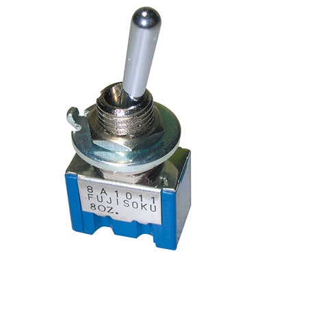 Nidec Components Toggle Switch, PCB Mount, On-On, DPDT, Terminal Terminal