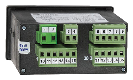 srl-49-1841-1-4-001 Simex LED Digital Panel Multi-Function Meter for Current, Voltage, 90.5mm x 43mm