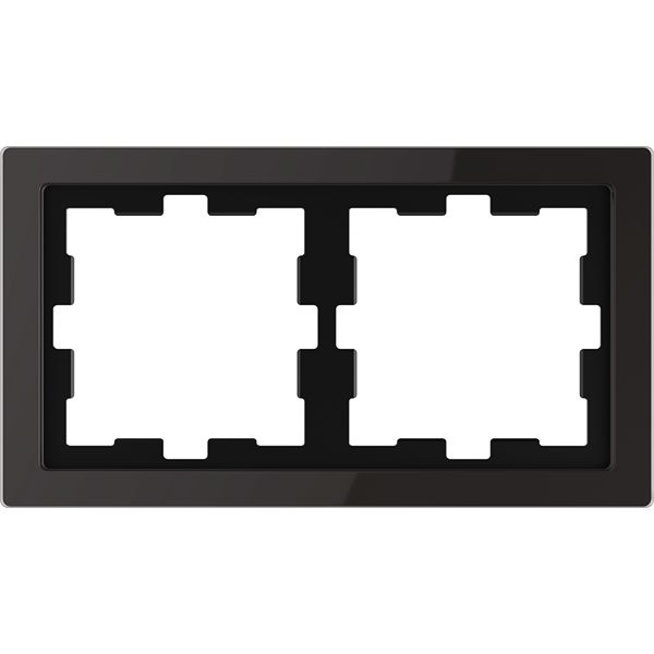 Schneider Electric Black 2 Gang Frame