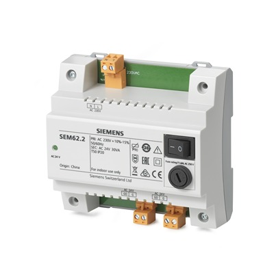 Siemens DIN Rail Transformer, 230V Primary, 24V Secondary