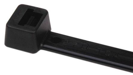 111-12430 HellermannTyton , Black Nylon Cable Tie, 760mm x 7.6 mm, T120L Series