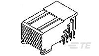 TE Connectivity, Z-PACK 2mm Pitch High Speed Backplane Connector, Receptacle, Right Angle, 8 Way