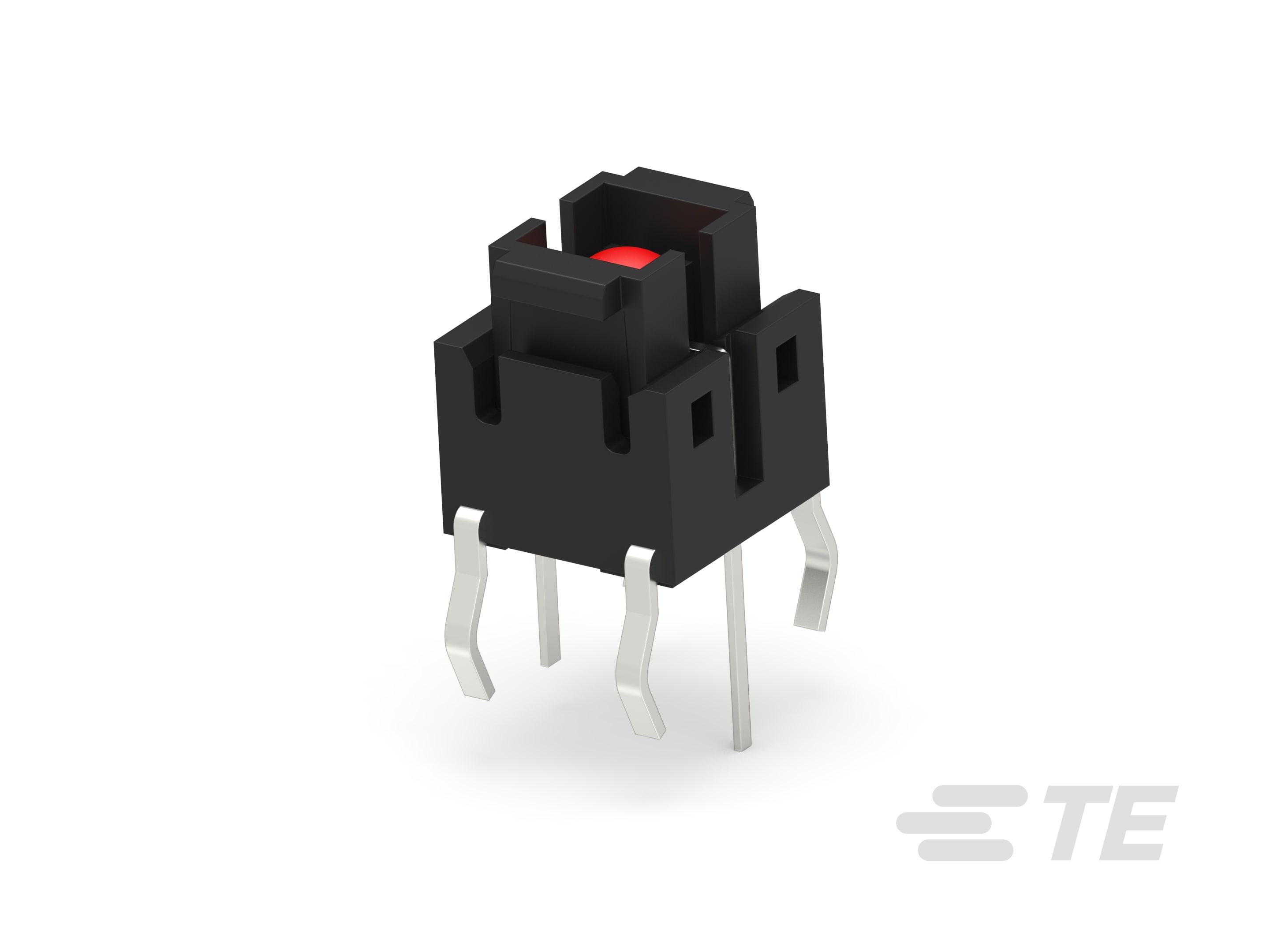 TE Connectivity Brown Rectangular Tactile Switch, SPST 50mA Through Hole