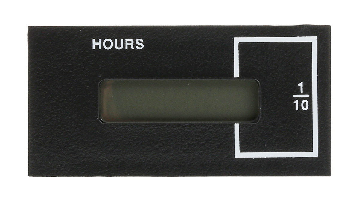 Curtis Hour Meter, 6 Digit LCD, 100 → 230 V ac, 48 → 150 V dc