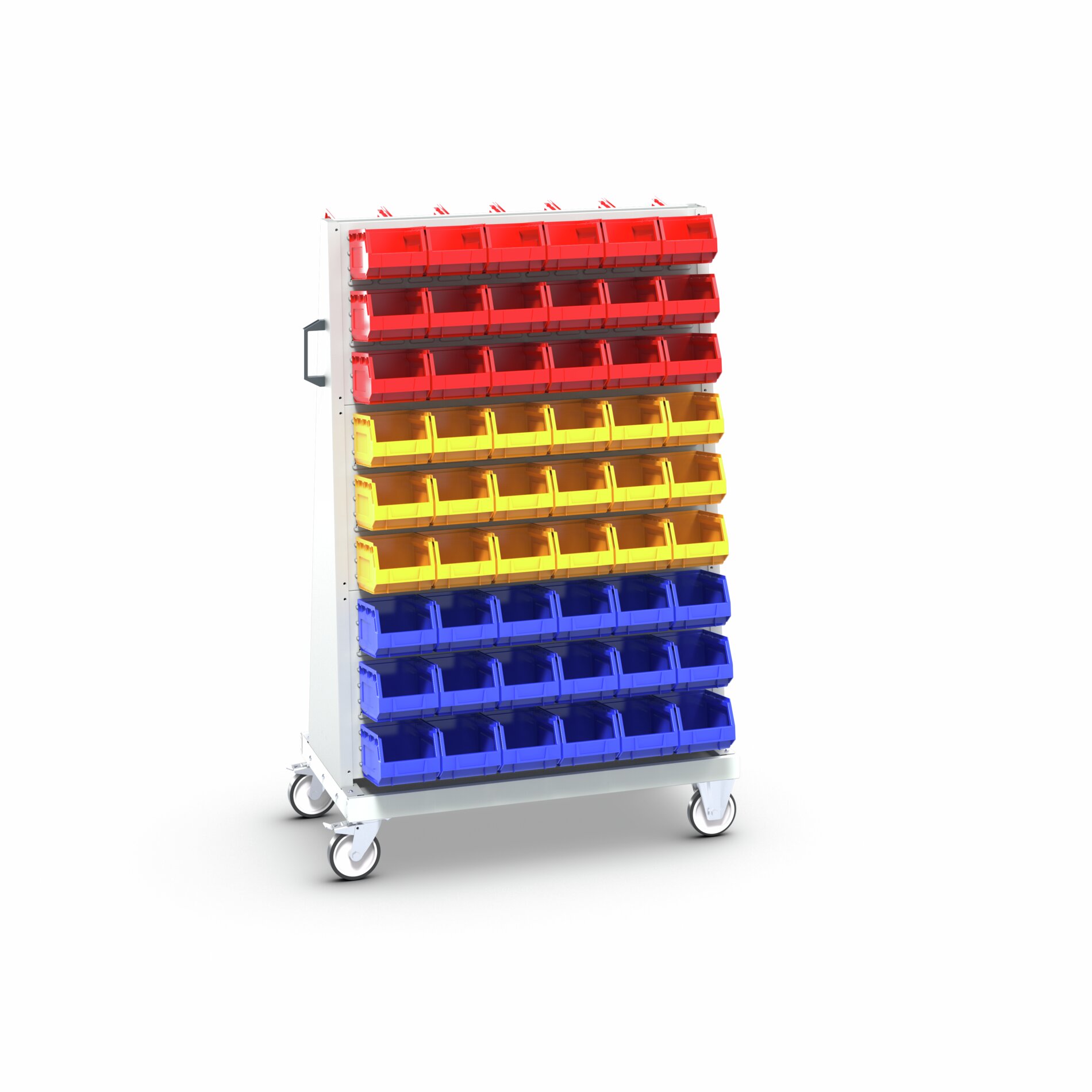 Bott Steel Louvred Panel Trolley, 1000 x 650 x 1600mm