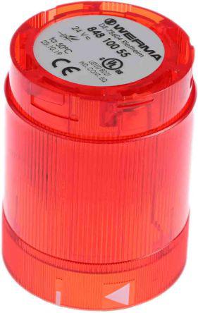lu5-e-r LU5 Beacon, Red LED, Steady Light Effect, 24 V dc