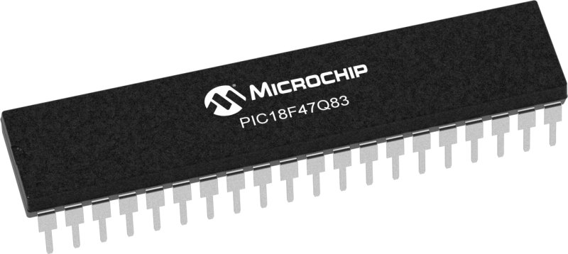 Microchip, 8 bit PIC, PIC18F Microcontroller, 64 MHz, 128kB FLASH, 40-Pin PDIP