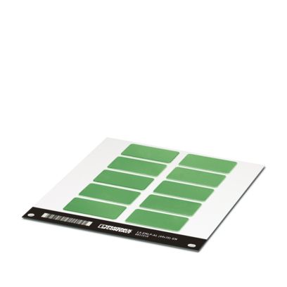 Phoenix Contact LS-EMLP-AL Adhesive Marking Foil, Green, Pre-printed "Unlabeled", for Devices In The Control Cabinet,
