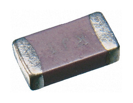 Yageo 100pF Multilayer Ceramic Capacitor MLCC, 50V dc V, ±5% , SMD