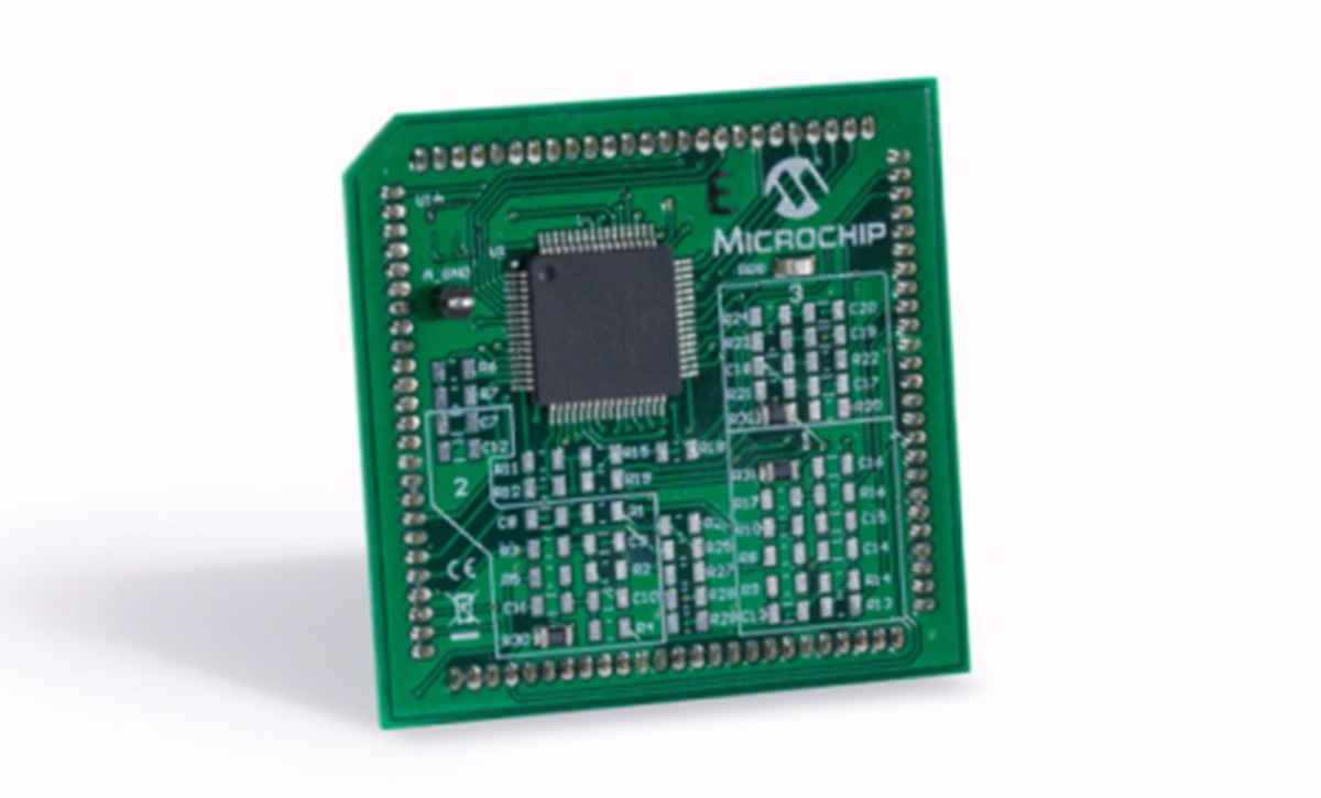 Microchip dsPIC33EP256MC506 Internal OpAmp MC PIM MCU Expansion Board MA330031-2