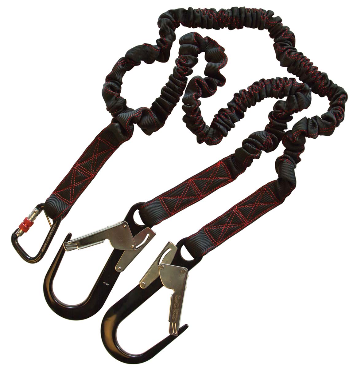 JSP 2m Twin Tail Lanyard Karabiner Twin