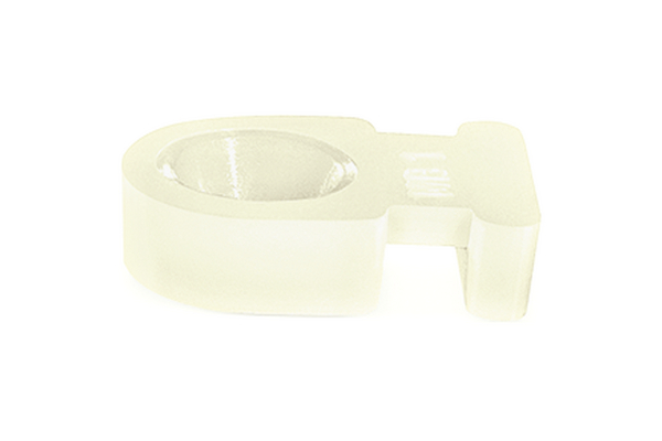HellermannTyton Natural Cable Tie Mount 8 mm x 12.5mm, 2.6mm Max. Cable Tie Width