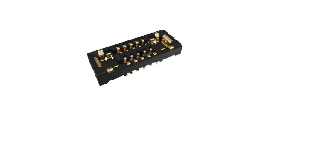 Amphenol Communications Solutions Amphenol Series Vertical Surface Mount PCB Socket, 10-Contact, 2-Row, 0.35mm Pitch